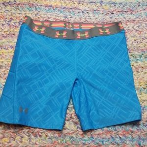 Under Armour slider spandex shorts